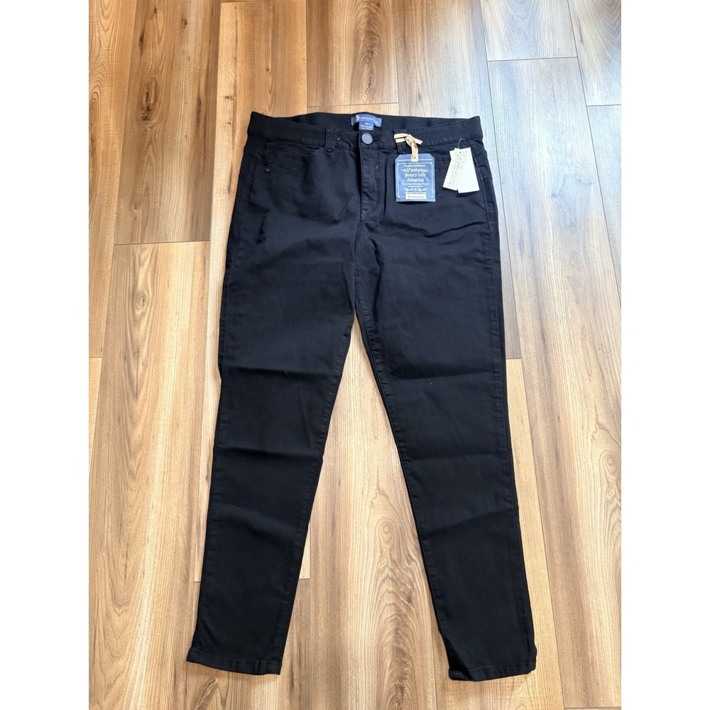 Democracy Ab Solution Jegging Skinny Black Jeans Stretch Women's 16 NWT